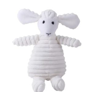 Honden speelgoed | hondenknuffel | vorm schaap | lengte 18cm