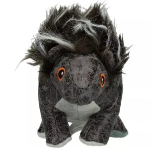 Hondenspeeltje | Knuffel skunk | kleur grijs | met pieper | 28x11x18 cm