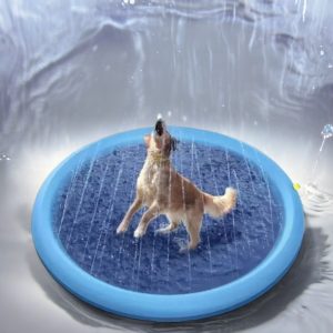 Honden water speelmat | hondenzwembad | afmetingen diameter 100cm | spelen en afkoelen